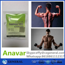 Niedriger Preis CAS: 53-39-4 Bodybuilding Oral Anabole Steroide Pillen Anavar